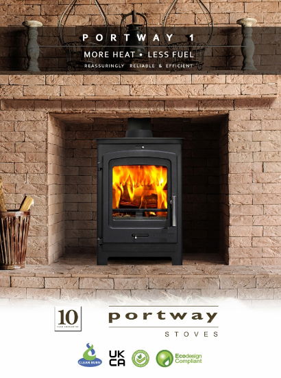 P1 Contemporary Multifuel Stove