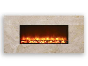 Electriflame XD Travertine front