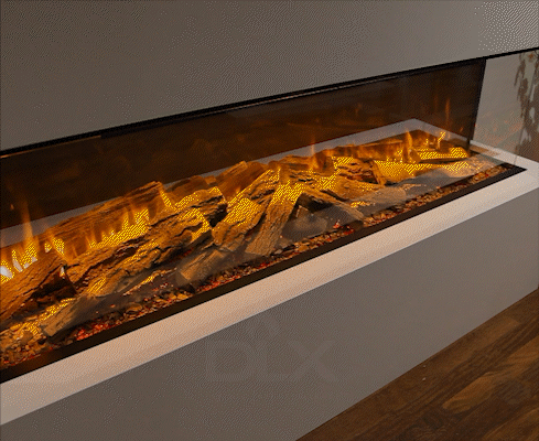 Built In 3 Sided Glass Fires