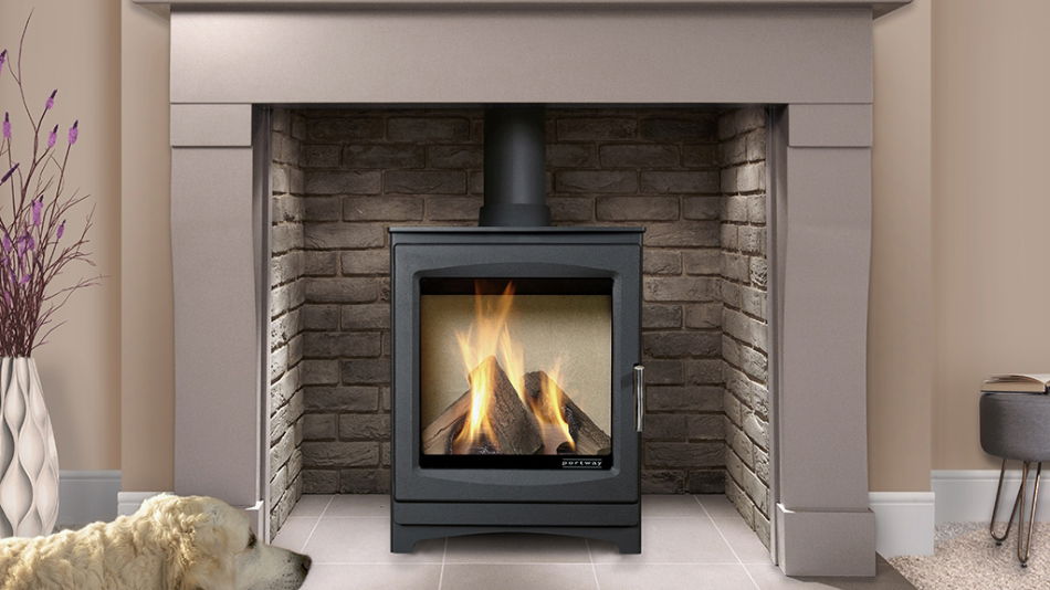 Luxima Gemma Gas Stove Cream Vermiculite interior