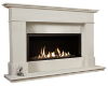 Avignon 54 Eden Elite NG Slimline BF Limestone Suite - Black Enamel Interior