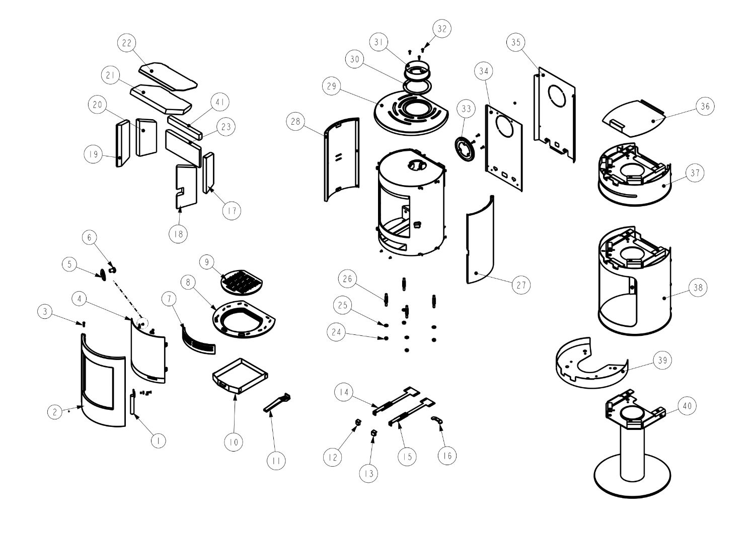 PB 1000 MF STOVE (PWMKMF)