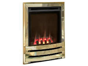 Windsor HE Contemporary Coal brass cutout