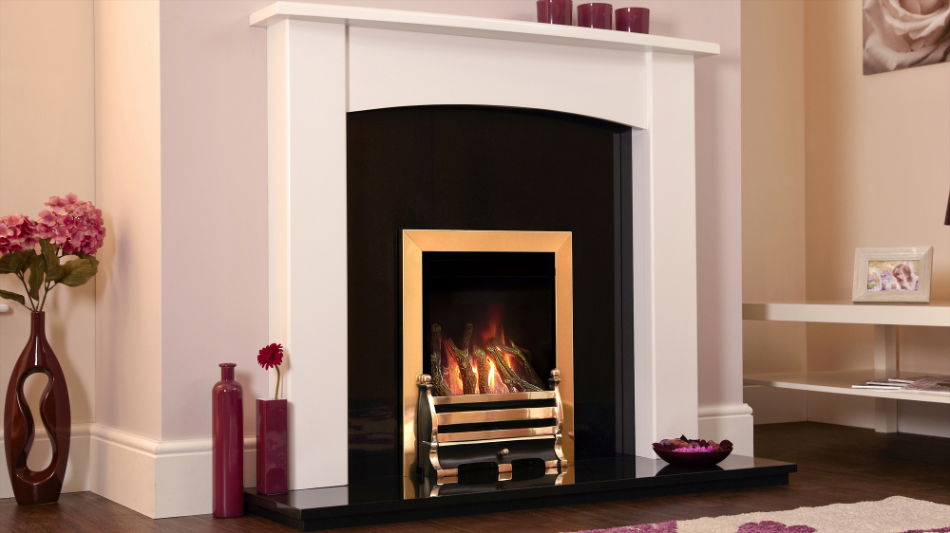 Durlston BF Logs Standard Trim Daisy Fret Brass