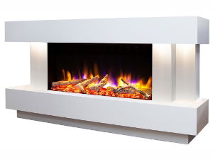 Ultiflame VR Toronto 800 Illumia Smooth White