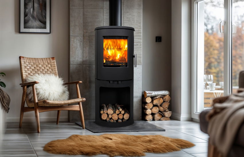 PB1000 Log Store Multifuel Stove 
