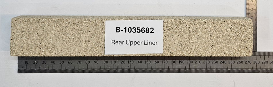 Rear upper Vermiculite Liner - Portway PB 1000 