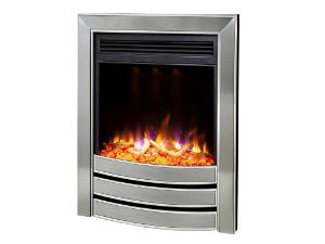 Electriflame XD Signature Satin Silver & Chrome cutout