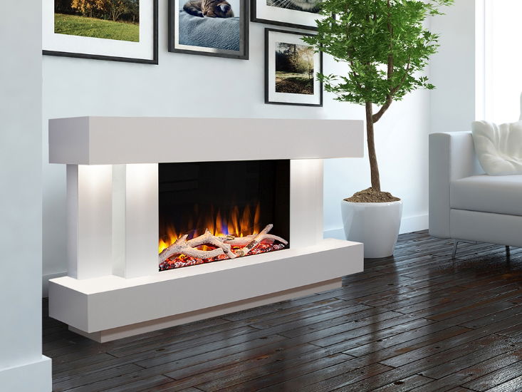 Ultiflame VR Toronto Illumia 600 Smooth White