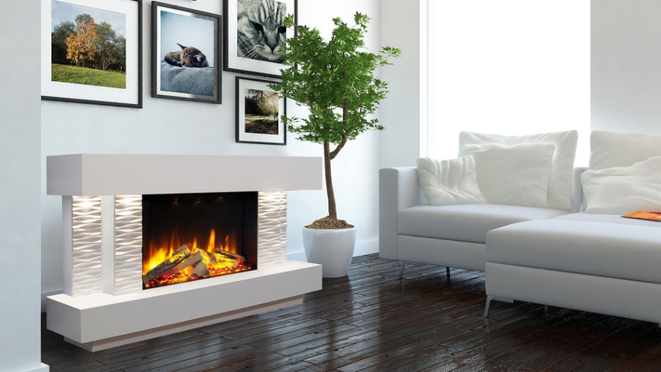 Ultiflame VR Toronto S600 Illumia Suite Textured White